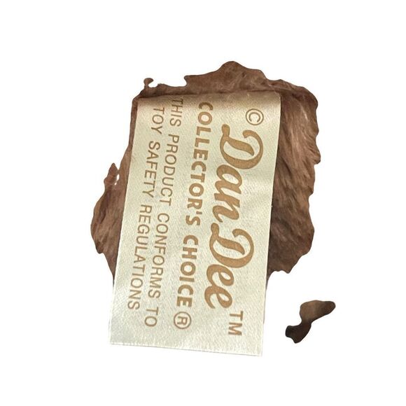 DanDee Collectors Choice Kids Tan Black Biker Bulldog W/ Leather Jacket Plush OS - Picture 10 of 12